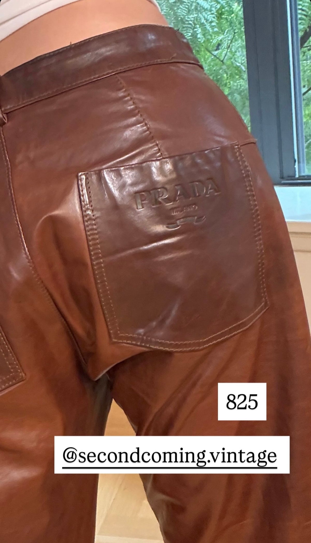 Prada Vintage Moto Pant