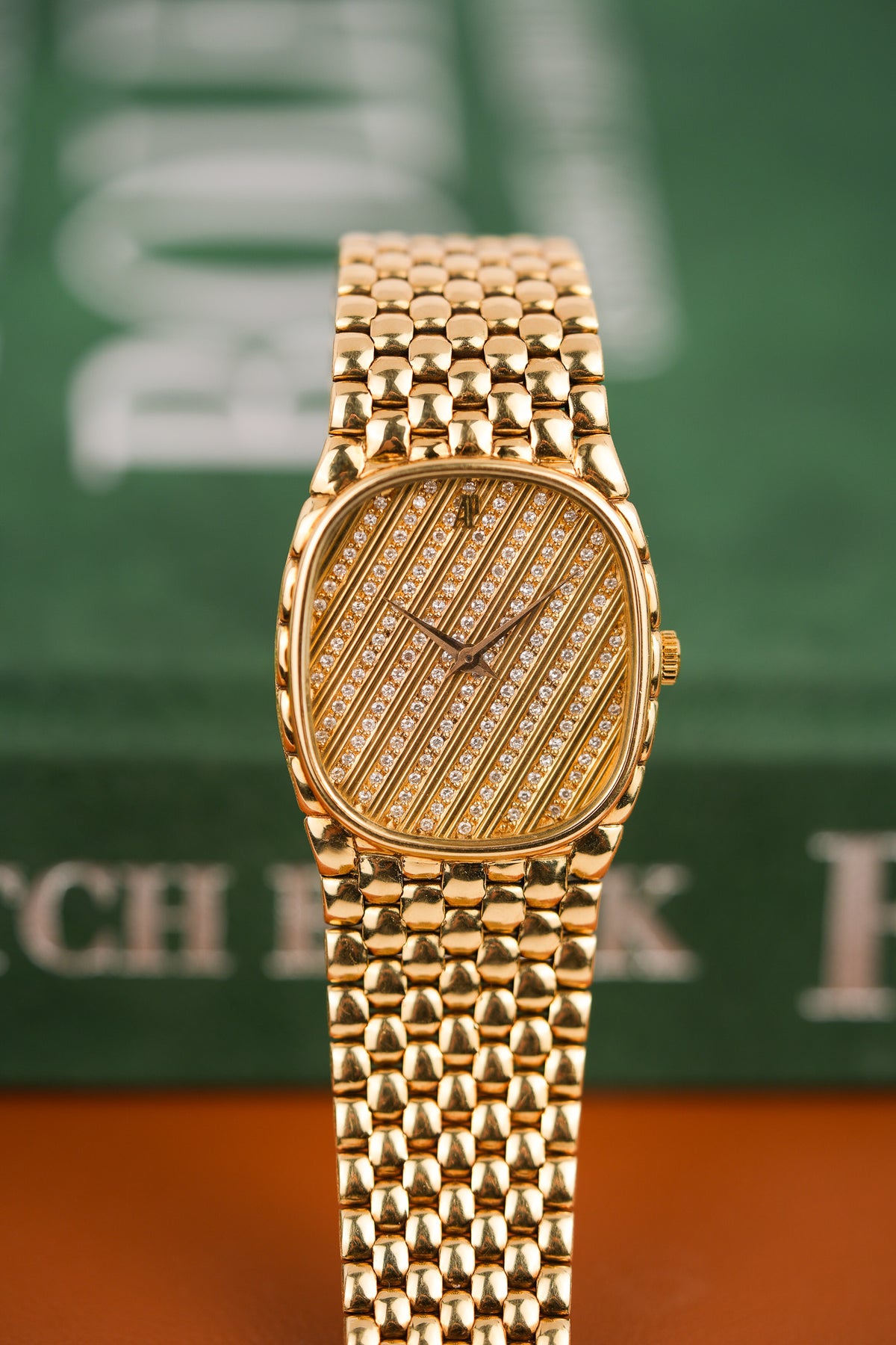 Audemars Piguet Cobra with Rare diamond pavé dial 27 x 30mm