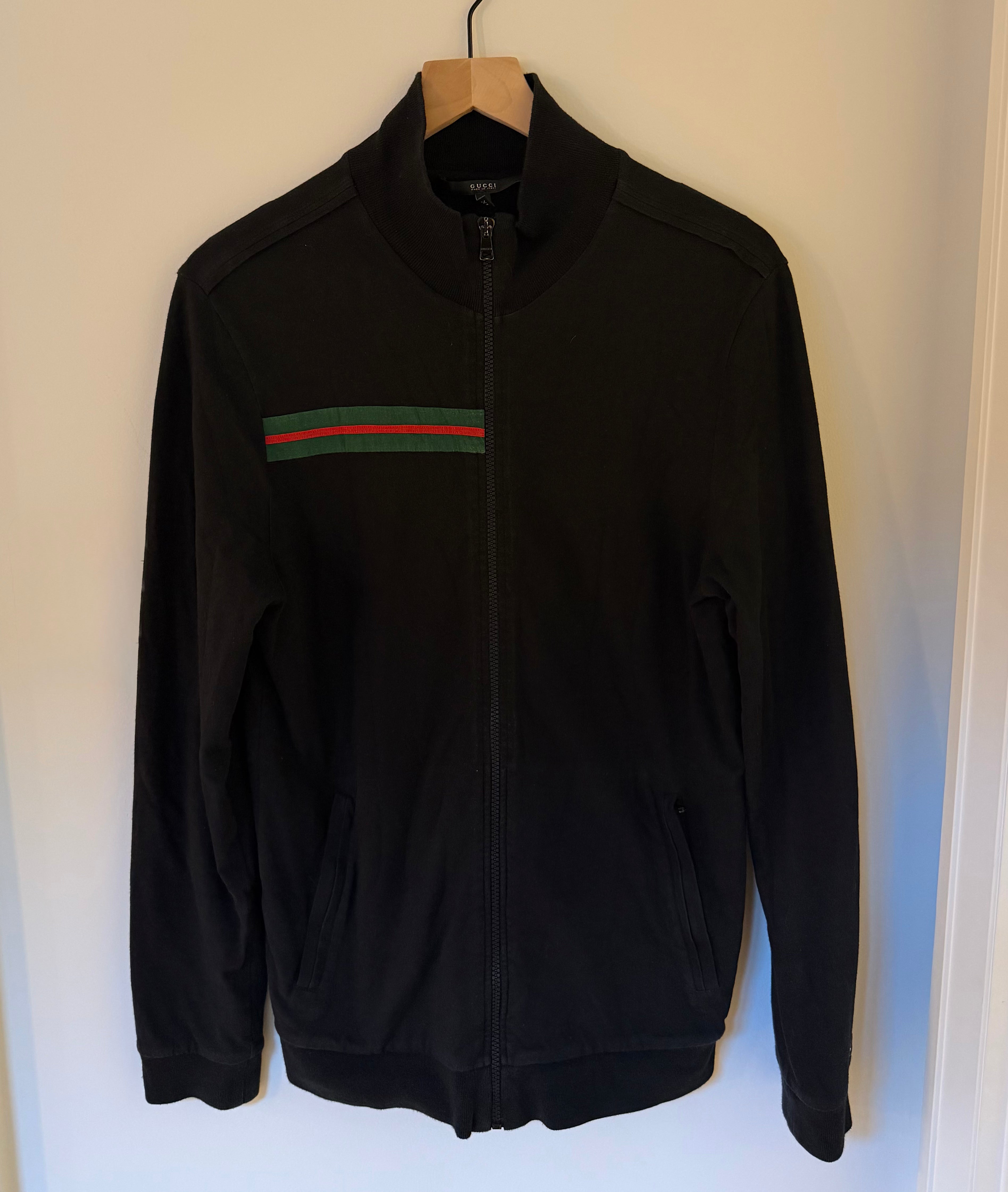 Gucci Crew Neck Long Sleeve Zip-up