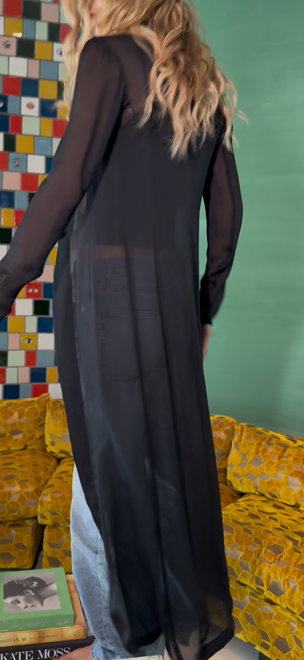 Emporio Armani Vintage Sheer Coat