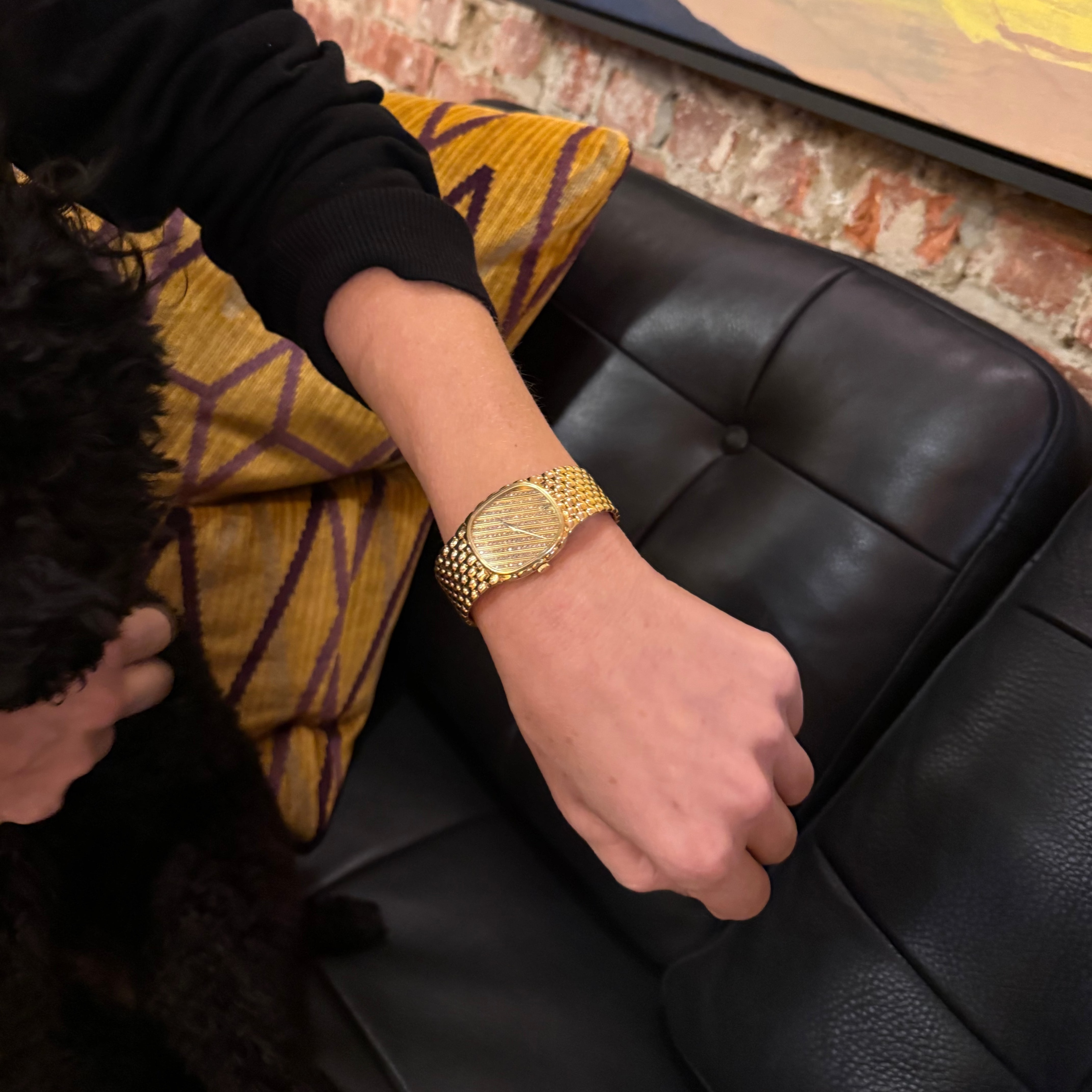 Audemars Piguet Cobra with Rare diamond pavé dial 27 x 30mm